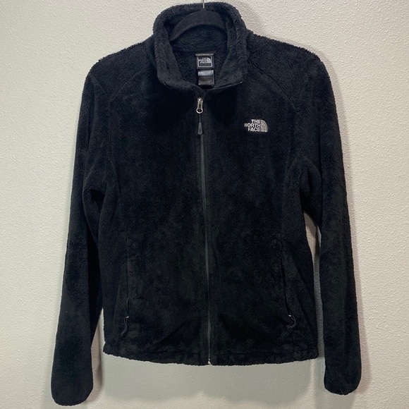 The North Face fleece zippered jacket black - Picture 1 of 8